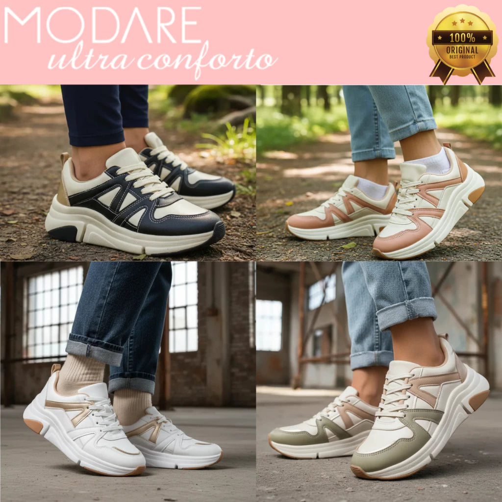 Tênis Modare Feminino Lançamento Ultraconforto Casual Sneaker